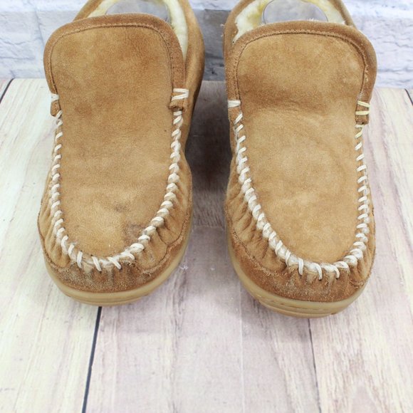 LL BEAN Shearling Lined Wicked Good Bootie Slippers Size 9 M - Picture 5 of 11